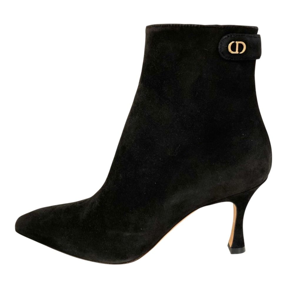 Dior Suede Ankle Boots Black — view 2