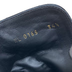 Louis Vuitton Wedge Sole Belt Design Suede Boots 34.5 — view 9