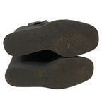 Louis Vuitton Wedge Sole Belt Design Suede Boots 34.5 — view 5