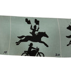Hermes Parade Twilly Silk Scarf Light Blue — view 6