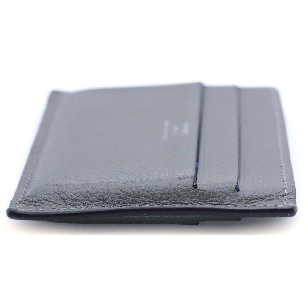 Hermes Citizen Twill Lining Design Leather Card Case Business Holder Set — view 3