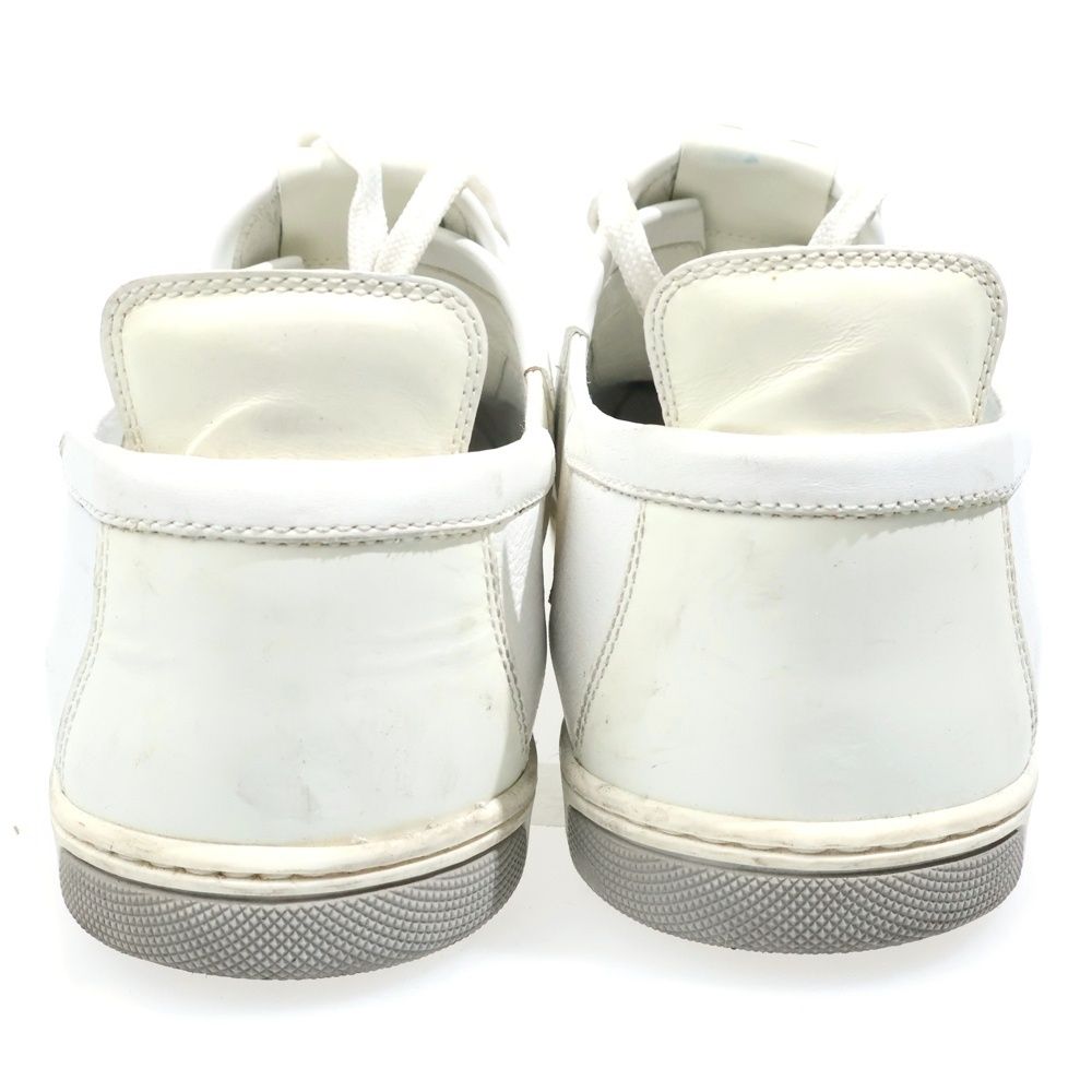 Louis Vuitton Side Gore Leather Low Cut Sneakers Shoes White — view 3