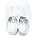 Louis Vuitton Side Gore Leather Low Cut Sneakers Shoes White — view 4
