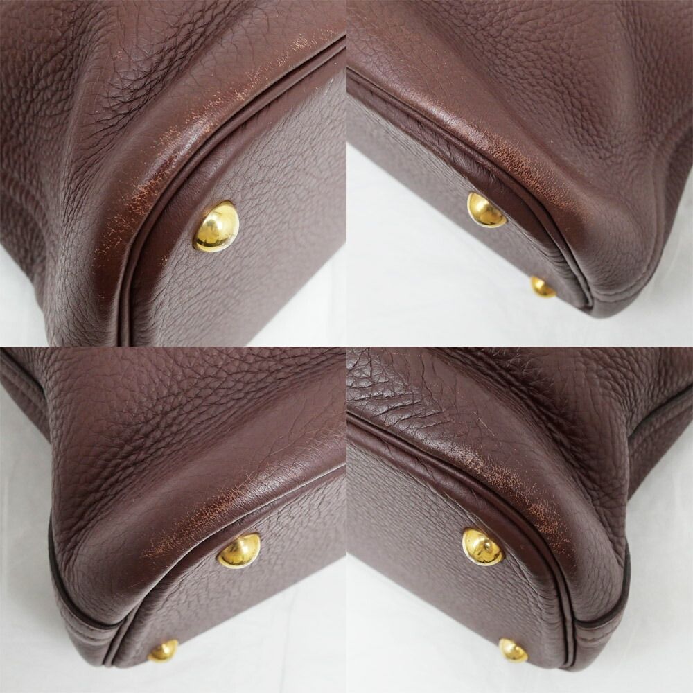Hermes Bolide 35 Tote Hand Havana Taurillon Clemence — view 9