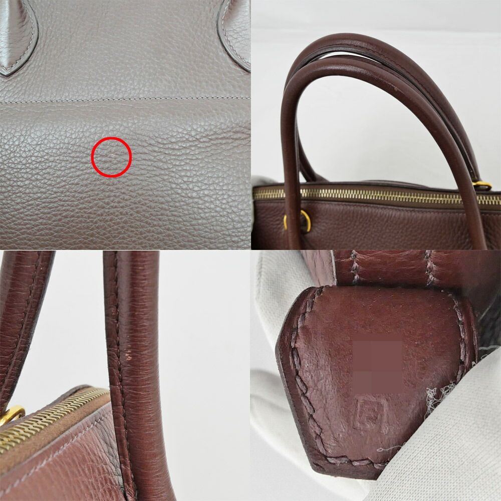 Hermes Bolide 35 Tote Hand Havana Taurillon Clemence — view 7
