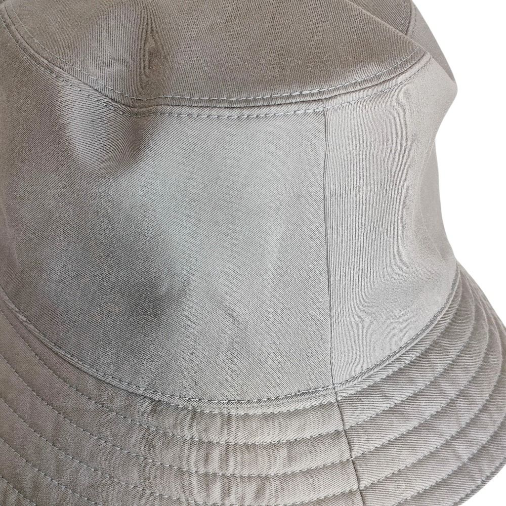 Hermes Fred Cut Bucket Hat 60 Gray — view 7