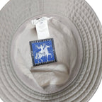 Hermes Fred Cut Bucket Hat 60 Gray — view 9