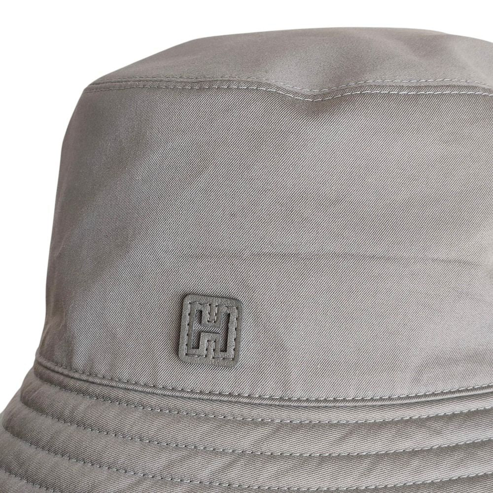 Hermes Fred Cut Bucket Hat 60 Gray — view 6