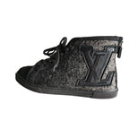 Louis Vuitton Wool Sequin High Cut Sneakers 34 — view 5