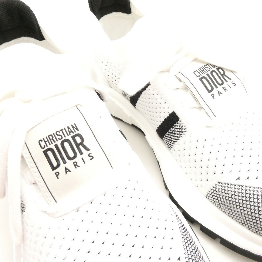 Dior Run'n'dior Sneakers 37 Low Cut Mesh Logo Black — view 7