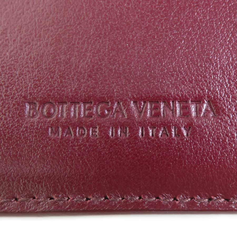 Bottega Veneta Trifold Wallet Leather Red — view 7