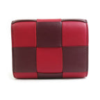 Bottega Veneta Trifold Wallet Leather Red — view 2