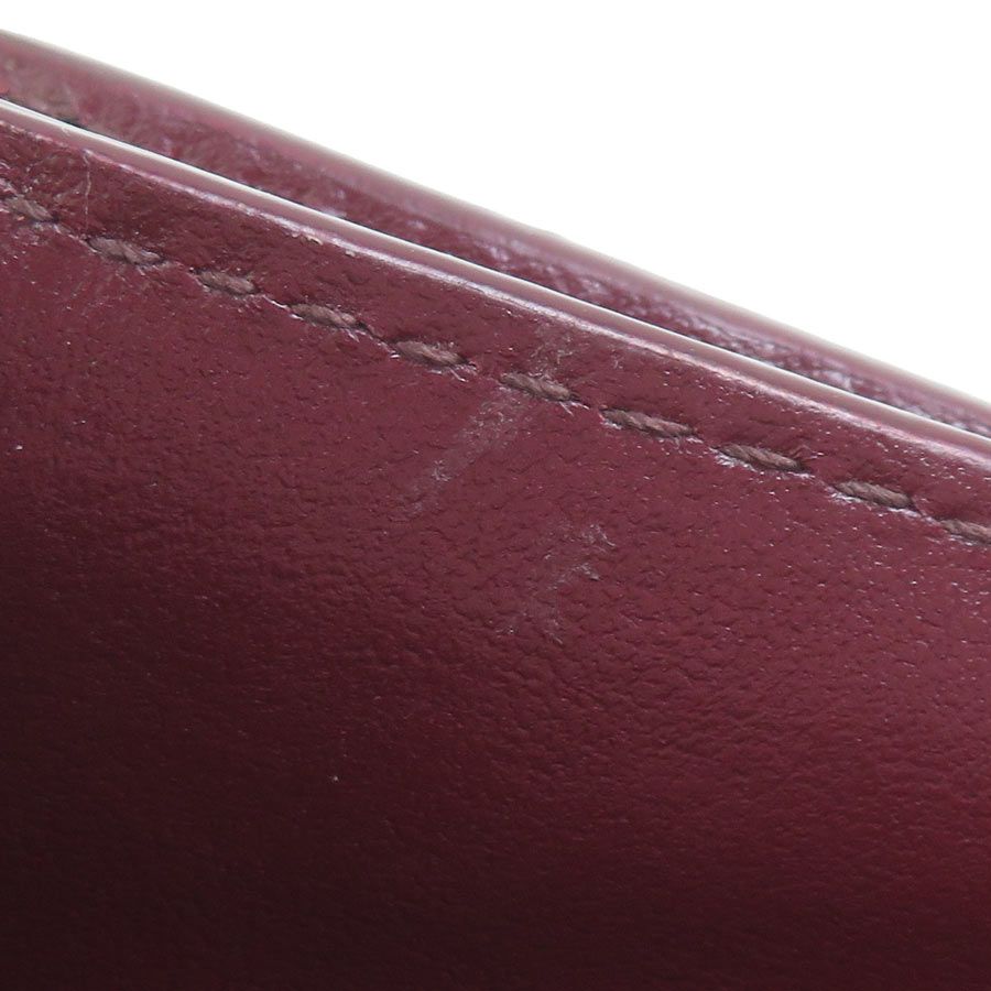 Bottega Veneta Trifold Wallet Leather Red — view 6