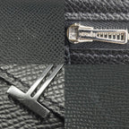 Hermes Bearn Compact Mini Wallet Manufactured Black — view 9