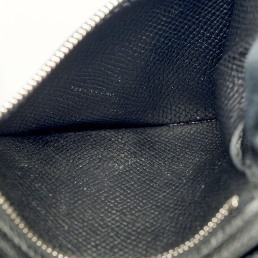 Hermes Bearn Compact Mini Wallet Manufactured Black — view 7
