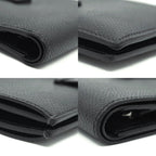 Hermes Bearn Compact Mini Wallet Manufactured Black — view 5