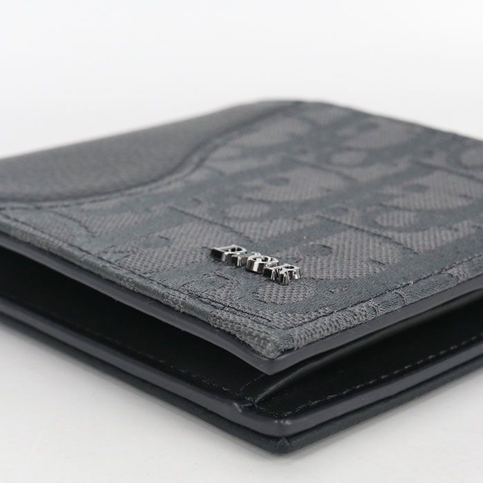 Dior Saddle Bifold Wallet Cotton — view 7