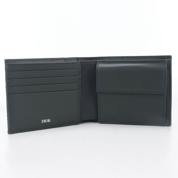 Dior Saddle Bifold Wallet Cotton — view 3