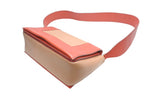 Celine Frame Shoulder Bag Bicolor Leather Red Brown Gold — view 7