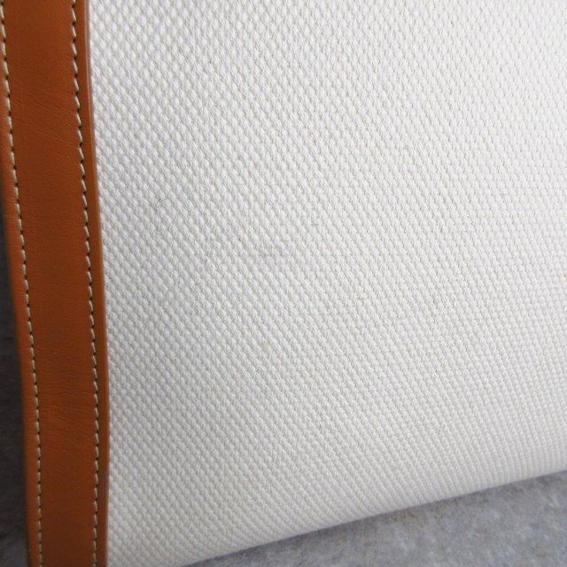 Celine Vertical Cover Large Canvas Leather Camel — view 8