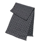 Louis Vuitton Monogram Classic Shawl Scarf Wool Fringe — view 2