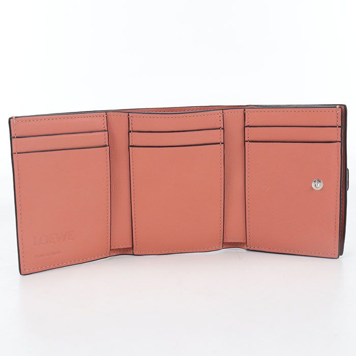 Loewe Trifold Wallet Anagram Calfskin — view 3