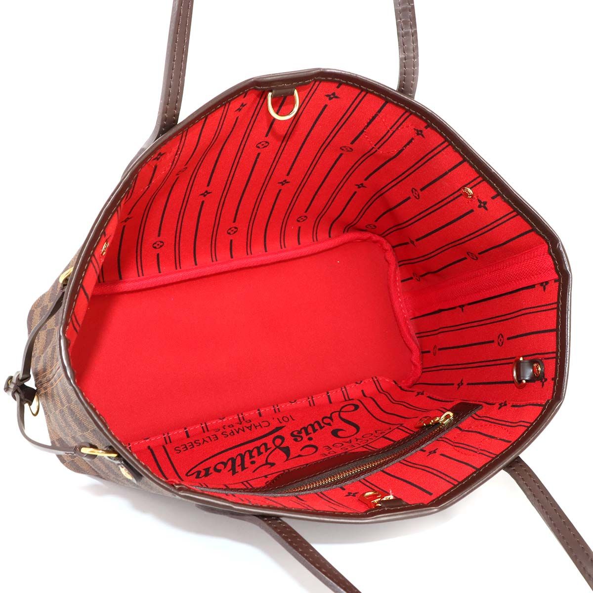 Louis Vuitton Damier Neverfull PM Tote Ebene Brown — view 7
