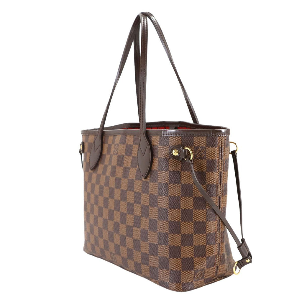 Louis Vuitton Damier Neverfull PM Tote Ebene Brown — view 4