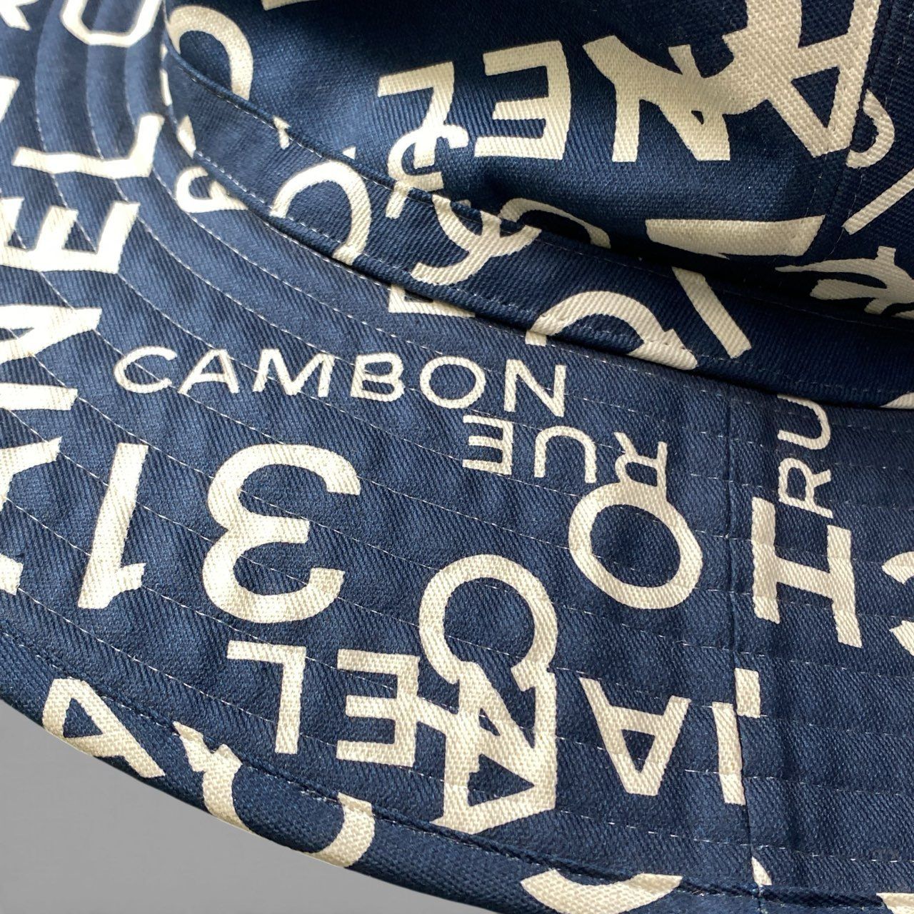 Chanel B2 Vintage by Sea Logo CC Bucket Hat — view 6