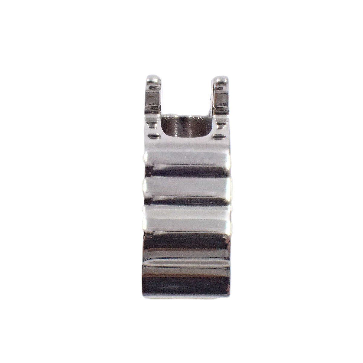 Hermes Scarf Ring Quadrige Silver Red X — view 5