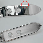 Hermes Necklace Choker Booklet Series GM Inflexible 44 Silver — view 8
