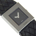 Chanel Quilted Stainless Steel Leather Quartz Analog Display — view 3