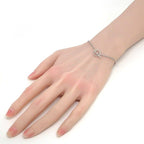 Hermes Bracelet Echappee Toggle Motif Mini Chaine D'ancre 18K White Gold — view 7