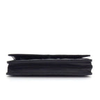 Chanel Shoulder Bag Quilted Classic Chain Wallet Black Patent — view 4