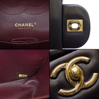 Chanel Shoulder Bag Quilted 30 Classic Large Black Gold — view 7
