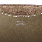 Hermes Handbag in the Loop 18 Etoupe Taurillon Clemence Swift — view 7