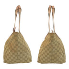 Gucci Sherry Line Beige Pink Gold GG Canvas Tote — view 8
