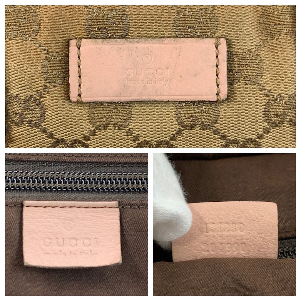 Gucci Sherry Line Beige Pink Gold GG Canvas Tote — view 3
