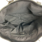 Gucci Black GG Canvas Leather Tote Shoulder Bag — view 8