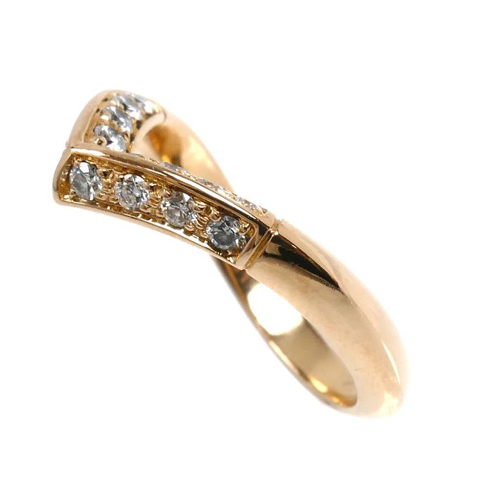 Louis Vuitton 18K Pink Gold Ring Diamond 49 — view 2