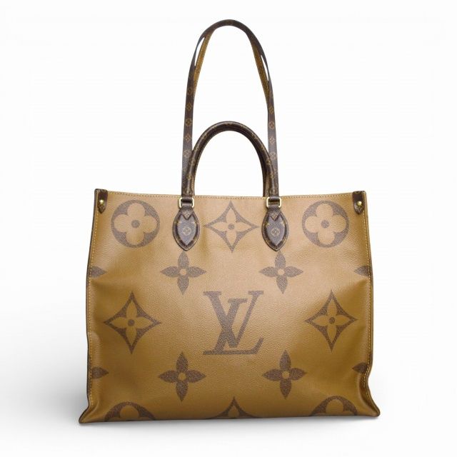 Louis Vuitton On The Go GM Monogram Giant Tote Shoulder Bag Brown — view 2
