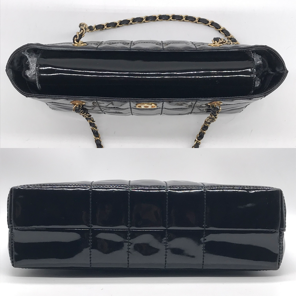 Chanel Enamel Chocolate Chain Shoulder Bag Price Negotiation Welcome — view 4