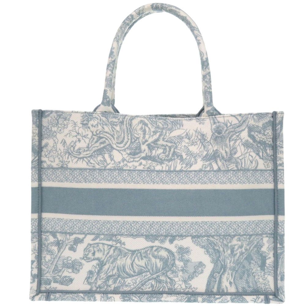 Dior Book Tote Toile de Jouy Embroidery Cotton Light — view 3