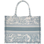 Dior Book Tote Toile de Jouy Embroidery Cotton Light — view 3