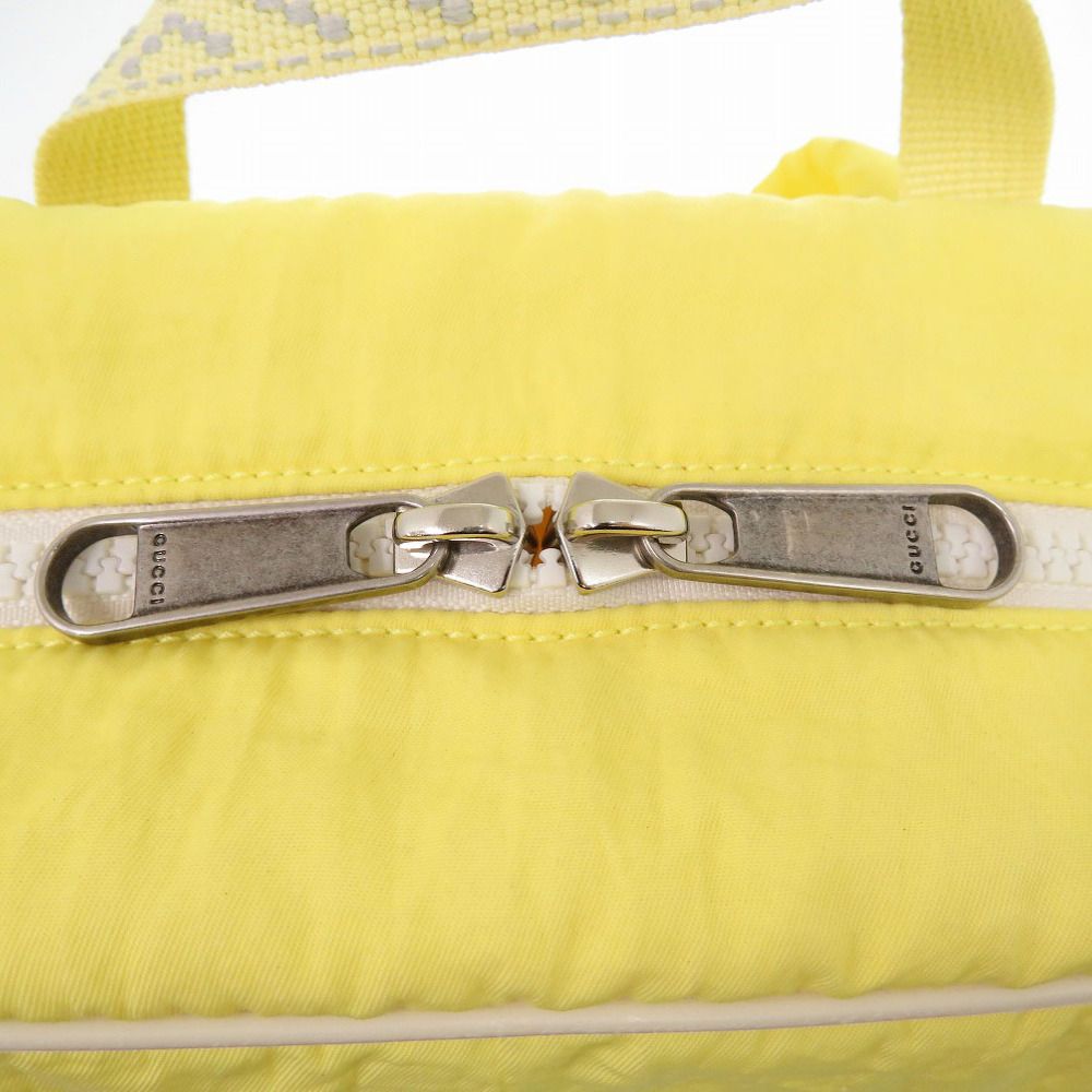 Gucci Interlocking Blind for Love Yellow Backpack — view 8
