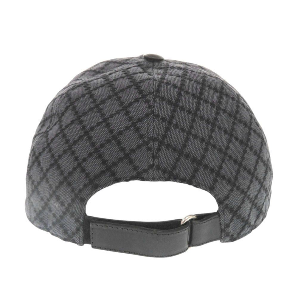 Gucci Diamante XL Cotton Gray Hat Cap — view 3