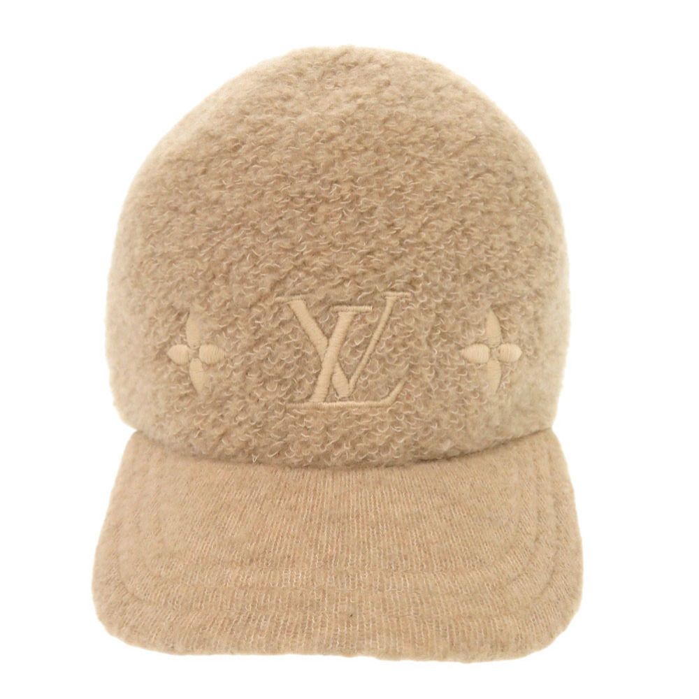 Louis Vuitton Wool Glam Cotton Beige Hat Cap — view 5