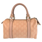 Gucci Guccissima Pink Gold Leather Mini Boston Bag — view 2