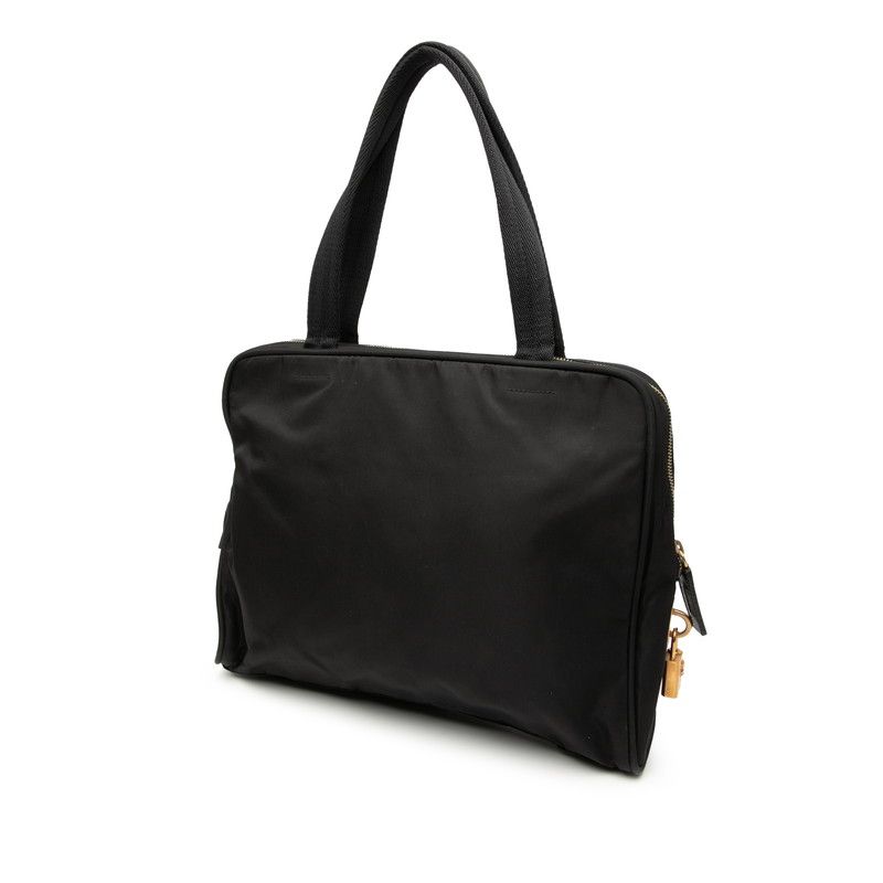 Prada Tote Shoulder Bag Black — view 2