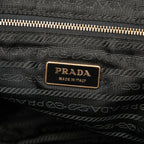 Prada Tote Shoulder Bag Black — view 5